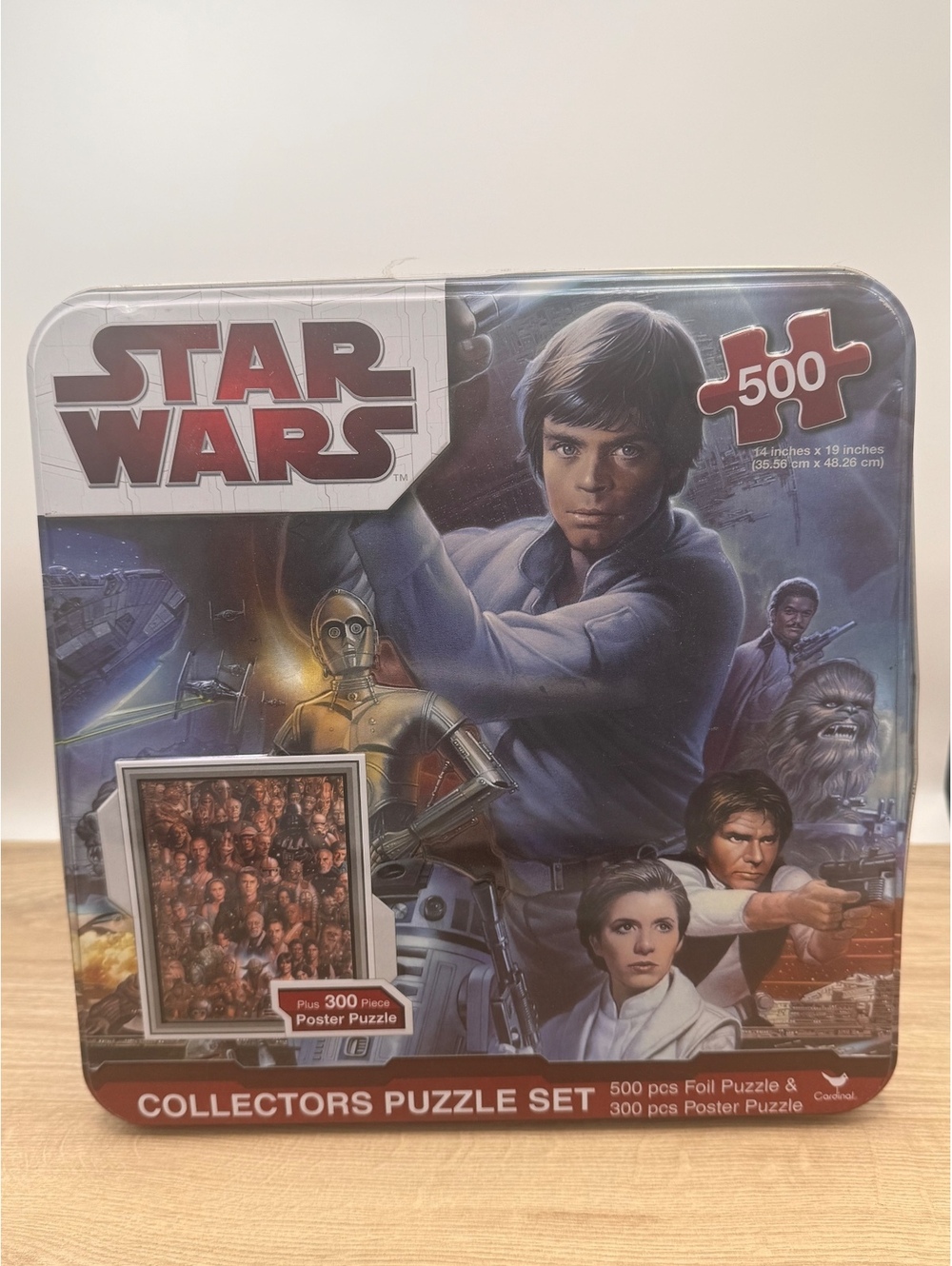 Star Wars Collectors Puzzle Set Cardinal Tin (1) Sealed Puzzle Bag